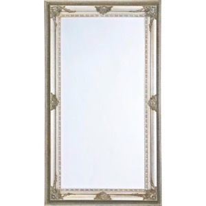 Sølv spejl facetslebet barok 103x178cm - Se Store Sølvspejle 